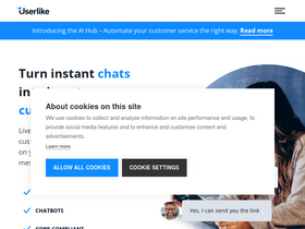 'userlike.com' screenshot
