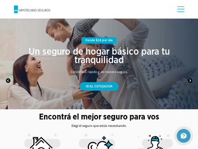 'hipotecarioseguros.com.ar' screenshot