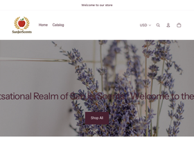 sanjerscents.com homepage screenshot