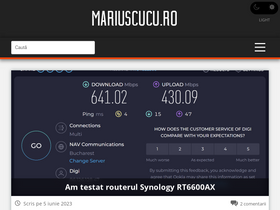 'mariuscucu.ro' screenshot