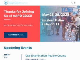 'aapd.org' screenshot