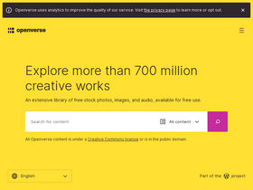 'openverse.org' screenshot