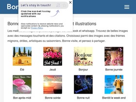 'bonnesimages.com' screenshot
