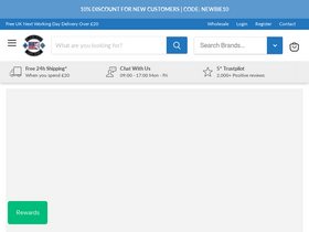 'flawlessvapeshop.co.uk' screenshot