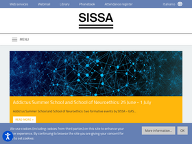 'sissa.it' screenshot