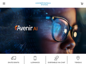 centroptico.com homepage screenshot