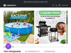 'mebelvdom.ua' screenshot