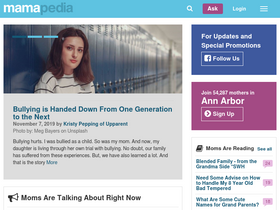 'mamapedia.com' screenshot