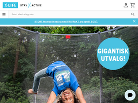 'x-life.no' screenshot