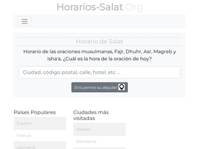 'horarios-salat.org' screenshot