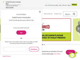 'chalofreshco.com' screenshot