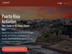 'puertoricoactivities.com' screenshot