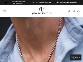 Apollo Untold homepage screenshot