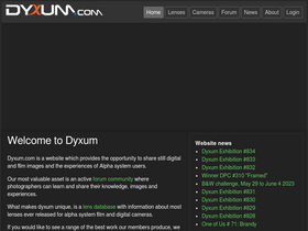 'dyxum.com' screenshot