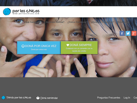 'porloschicos.com' screenshot