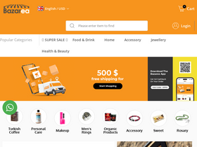 'bazarea.com' screenshot