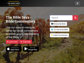'thebiblesays.com' screenshot