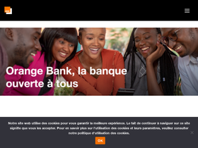'orangebank.ci' screenshot