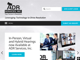 'adrservices.com' screenshot
