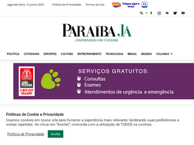 'paraibaja.com.br' screenshot