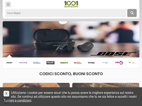 '1001buonisconto.it' screenshot