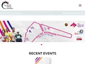 'sportstimingsolutions.in' screenshot