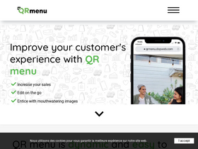 'qrmenu.com' screenshot