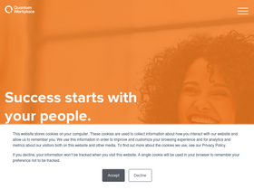 'quantumworkplace.com' screenshot