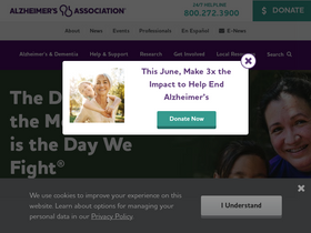 'alz.org' screenshot