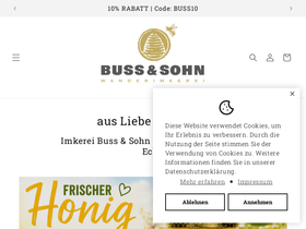 buss-imkerei.de homepage screenshot