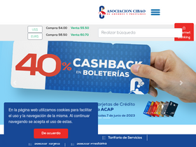 'acap.com.do' screenshot