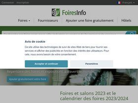 'foiresinfo.fr' screenshot