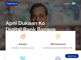 'paypointindia.com' screenshot
