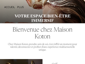 Maison Koton website screenshot