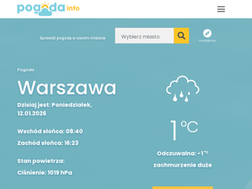 'pogoda.info' screenshot