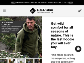 'baerskinhoodie.com' screenshot