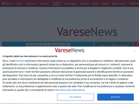 'varesenews.it' screenshot