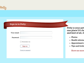 'petly.com' screenshot