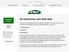 'golfexperten.dk' screenshot