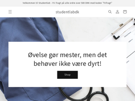 Studentlab homepage screenshot