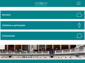 'parlamento.pt' screenshot