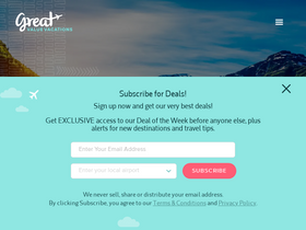 'greatvaluevacations.com' screenshot