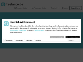 'freelance.de' screenshot