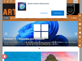 'artistapirata.com' screenshot