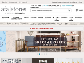 'afastores.com' screenshot