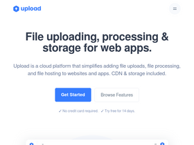 'upload.io' screenshot