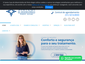 'santacasa.org.br' screenshot