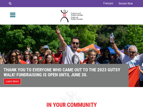 'crohnsandcolitis.ca' screenshot