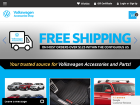 'vwaccessoriesshop.com' screenshot