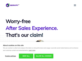 'servify.in' screenshot